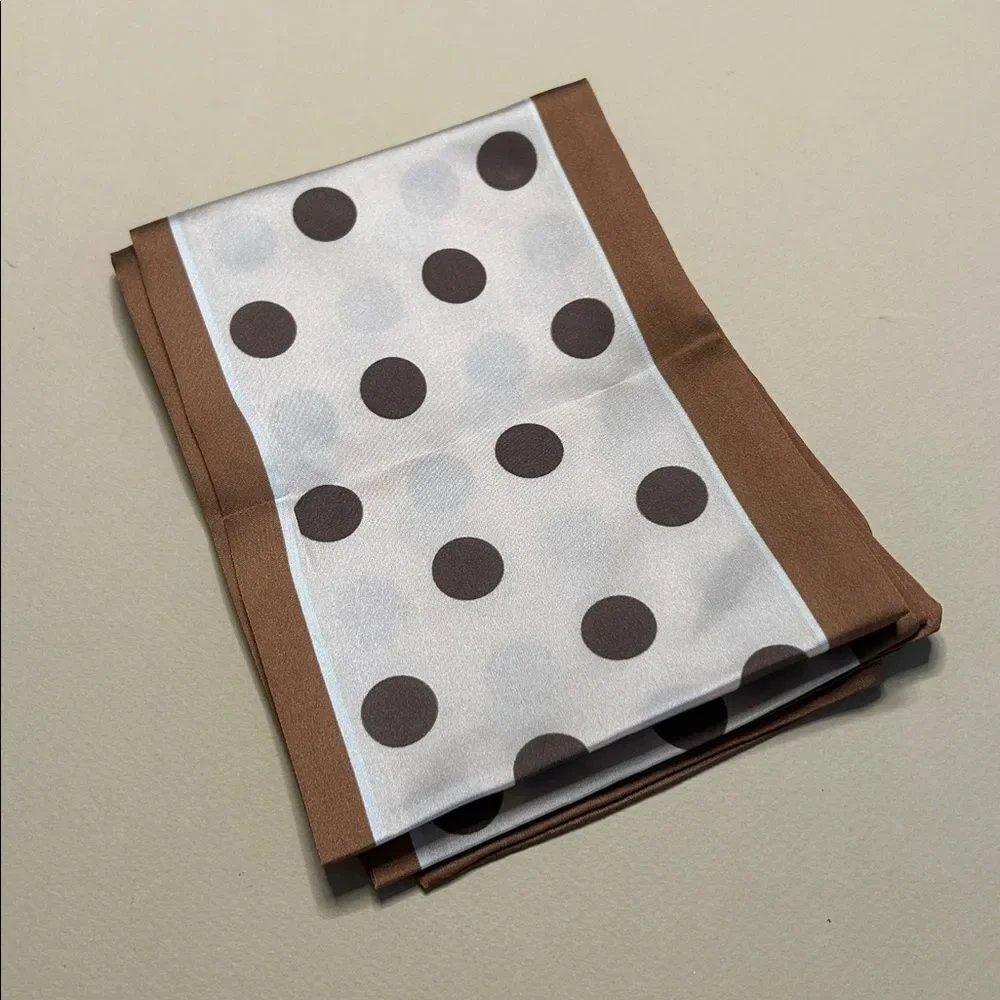 Elegant Polka Dot Scarf H17